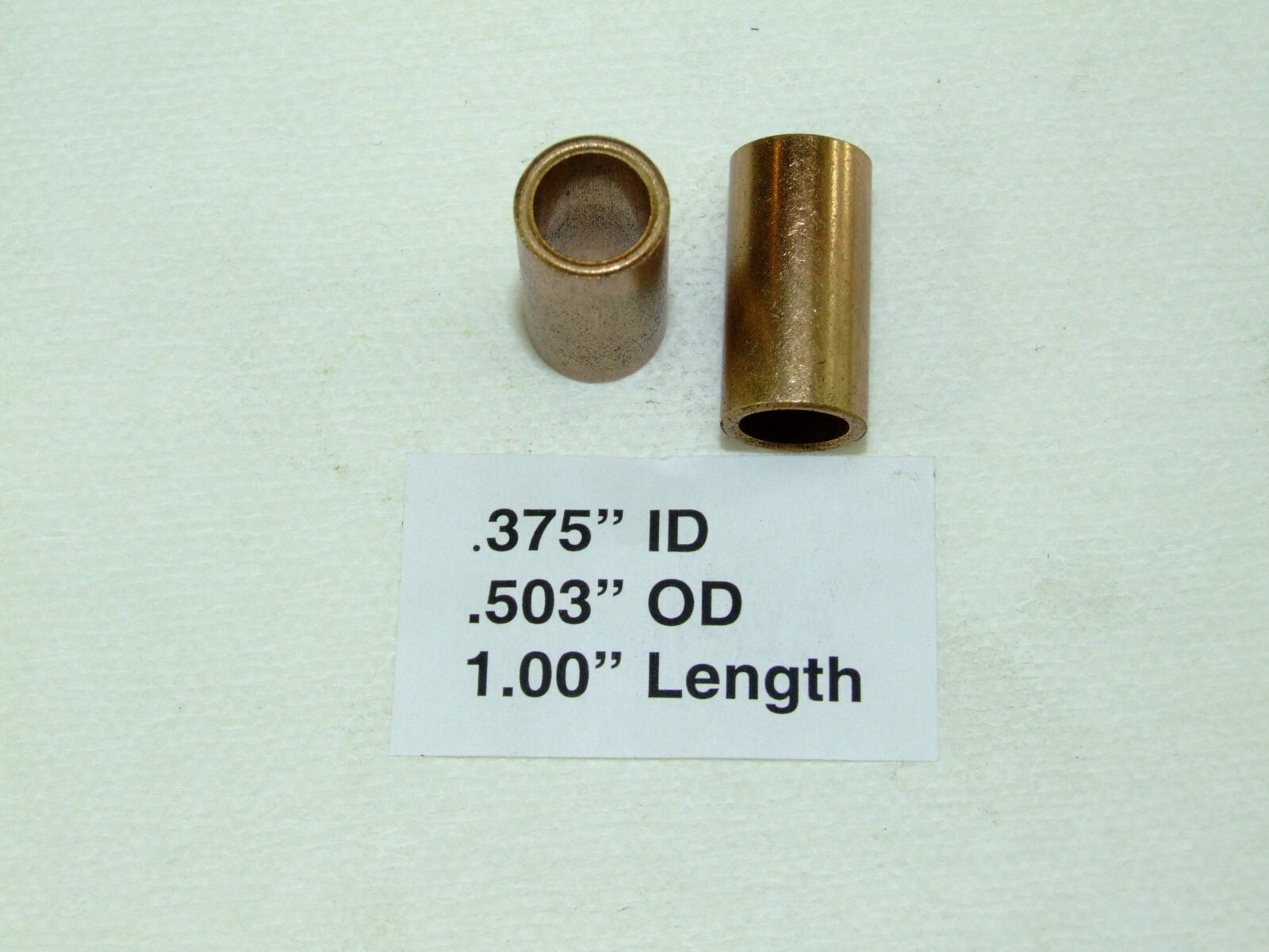 Bronze Bearing Bushing Sleeve .375″ ID x .503″ ODx 1.00″ Length