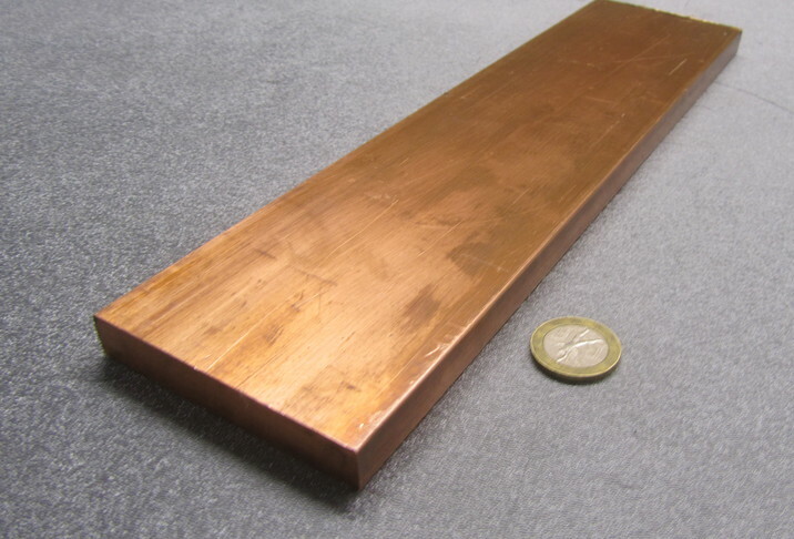 110 Copper Bar H02, 1/2″ Thick x 3.0″ Wide x 1 Ft Length