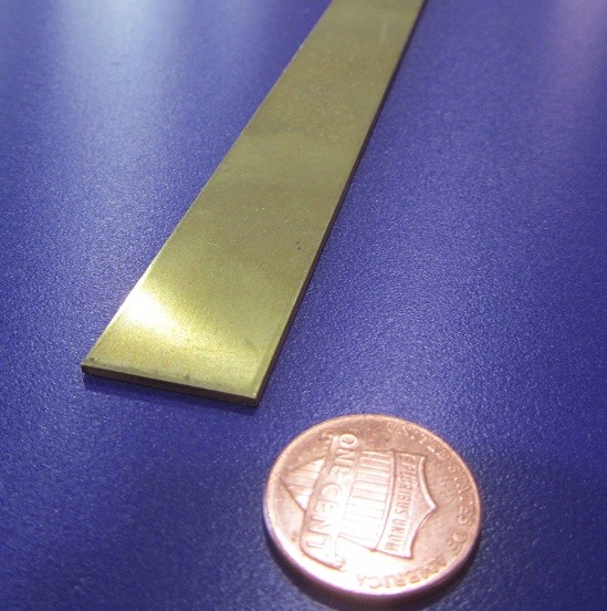 353 Brass Flat Bar 1/16″ Thick x 3/4″ Wide x 36.0″ Length