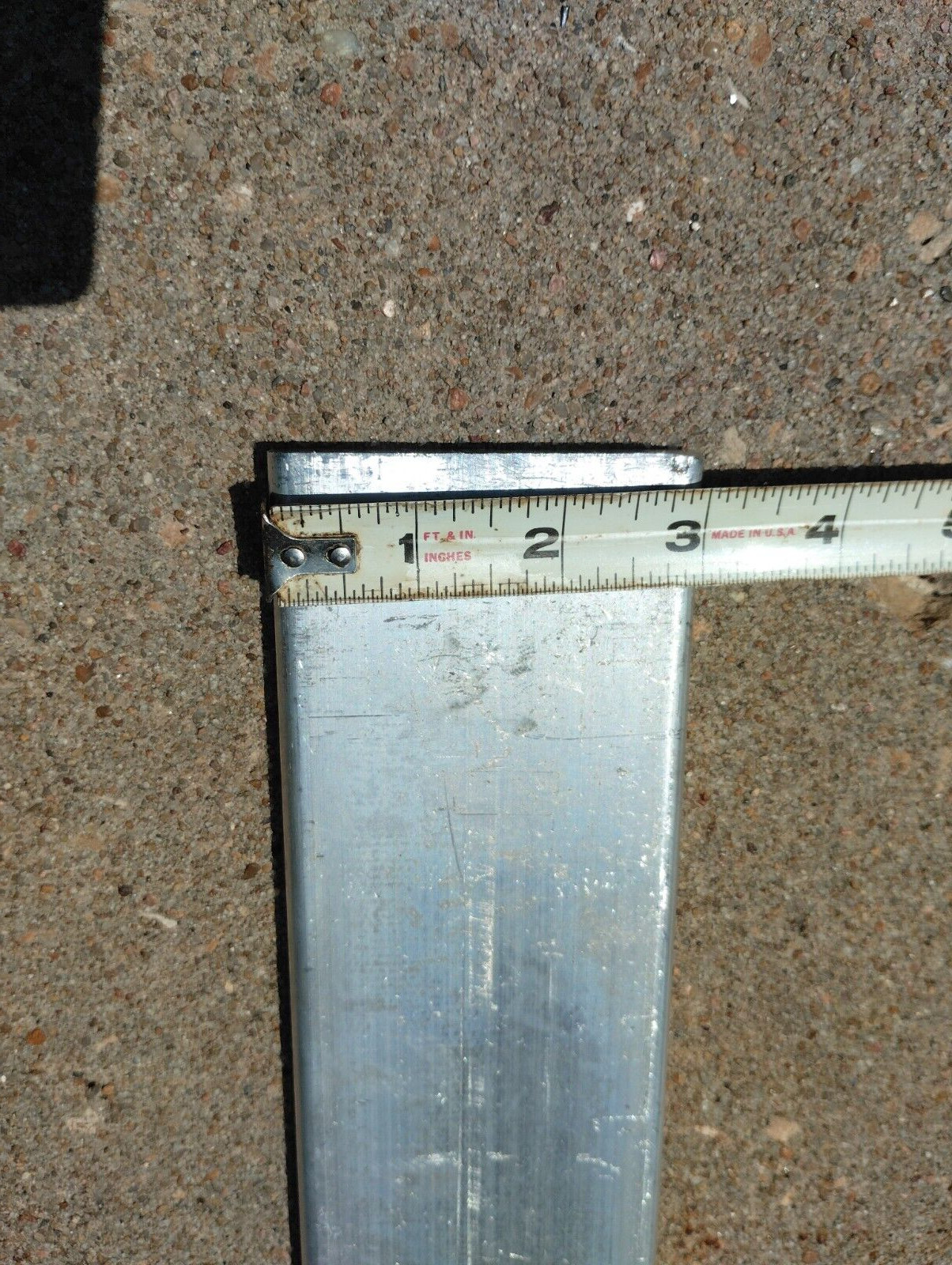 3/8″ x 3″ x 36″ 6101-T61 Aluminum Flat Bar – Rounded Edge New