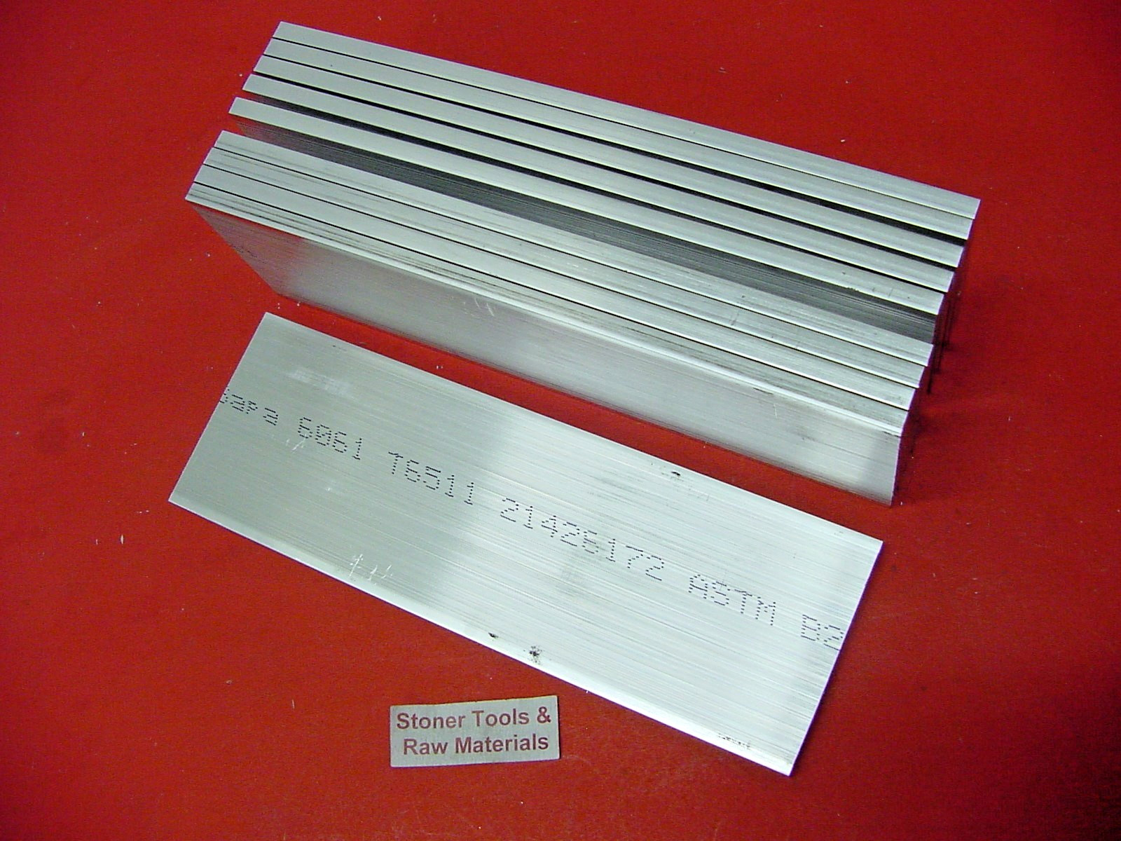 10 Pieces 1/4″ X 2-1/2″ ALUMINUM FLAT BAR 9″ long 6061 Extruded Mill Stock New