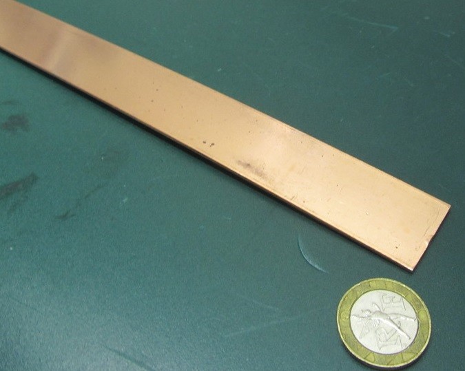 110 Copper Bar H02, 1/16″ Thick x 1.0″ Wide x 72 Inch Length
