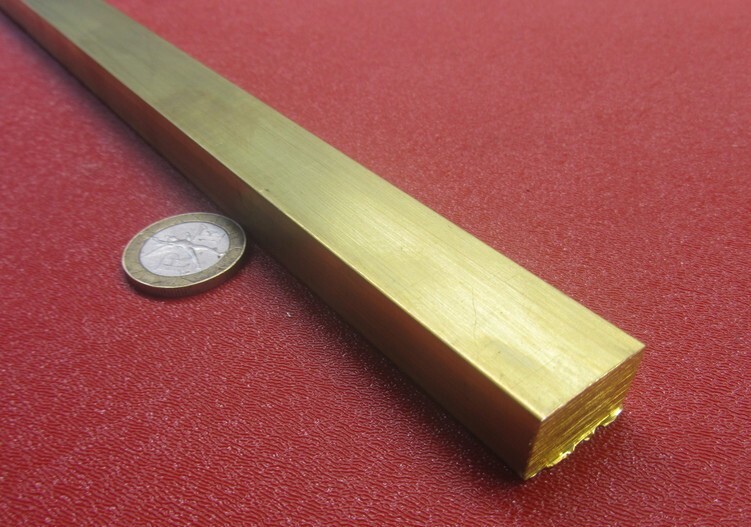 385 Brass Flat Bar 1/2″ Thick x 3/4″ Wide x 4 Foot Length