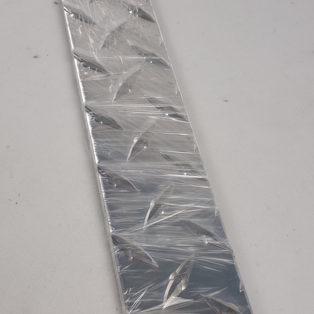 2″X12″ 1/8″ Aluminum Diamond Plate 3003 Floor Plate Tread Plate Strip (Qty: 1)