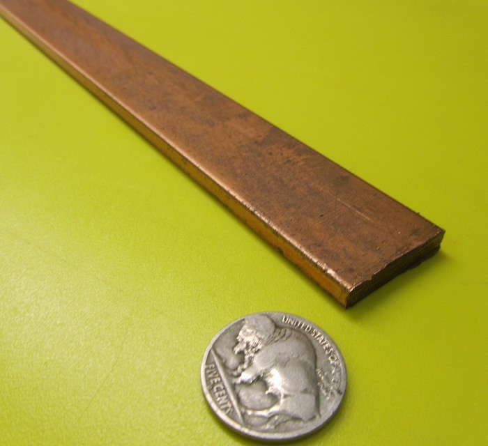 110 Copper Bar H02, 3/16″ Thick x 1.0″ Wide x 60 Inch Length