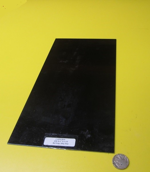 1095 Hard Blue Tempered Spring Steel Shim .050″ Thick x 6.00″ Width x 12″ Length
