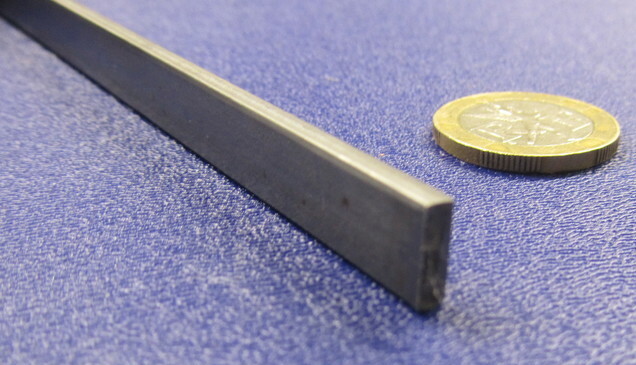 1018 Steel Bar, 1/8″ Thick x 3/8″ Wide x 24″ Length, 6 Pcs