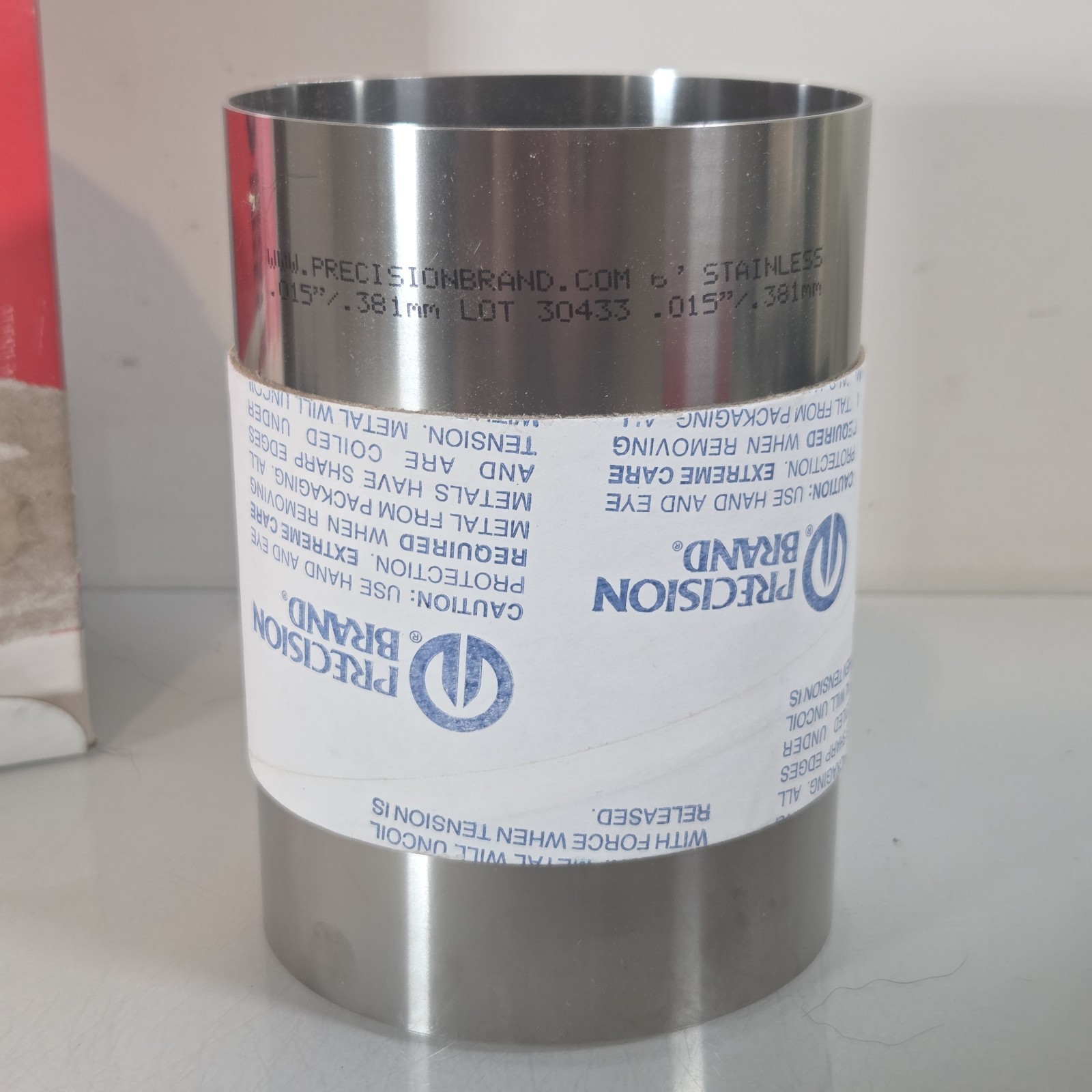 Precision Brand Stainless Steel Shim 6″ X 50″, .015 Guage