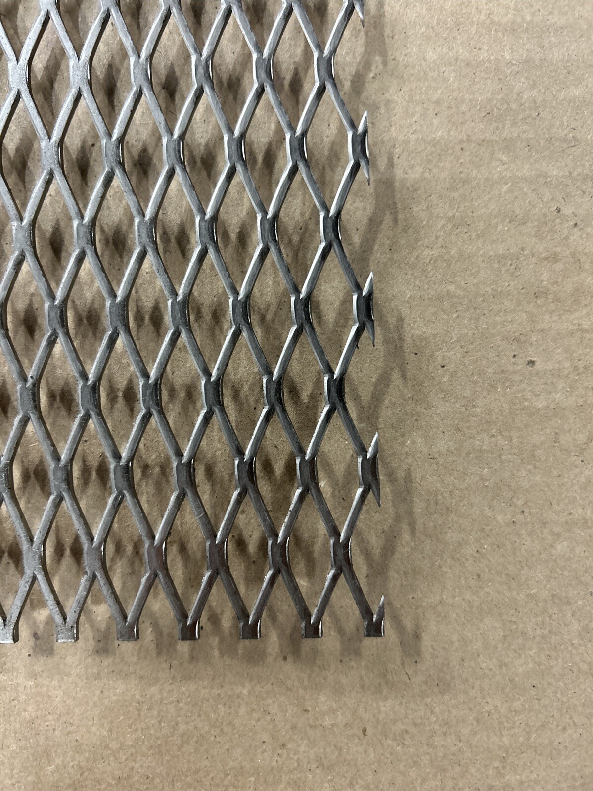 16 Gauge T-304 Stainless Steel Expanded Sheet Metal – 8-1/4” X 14-1/8” – New