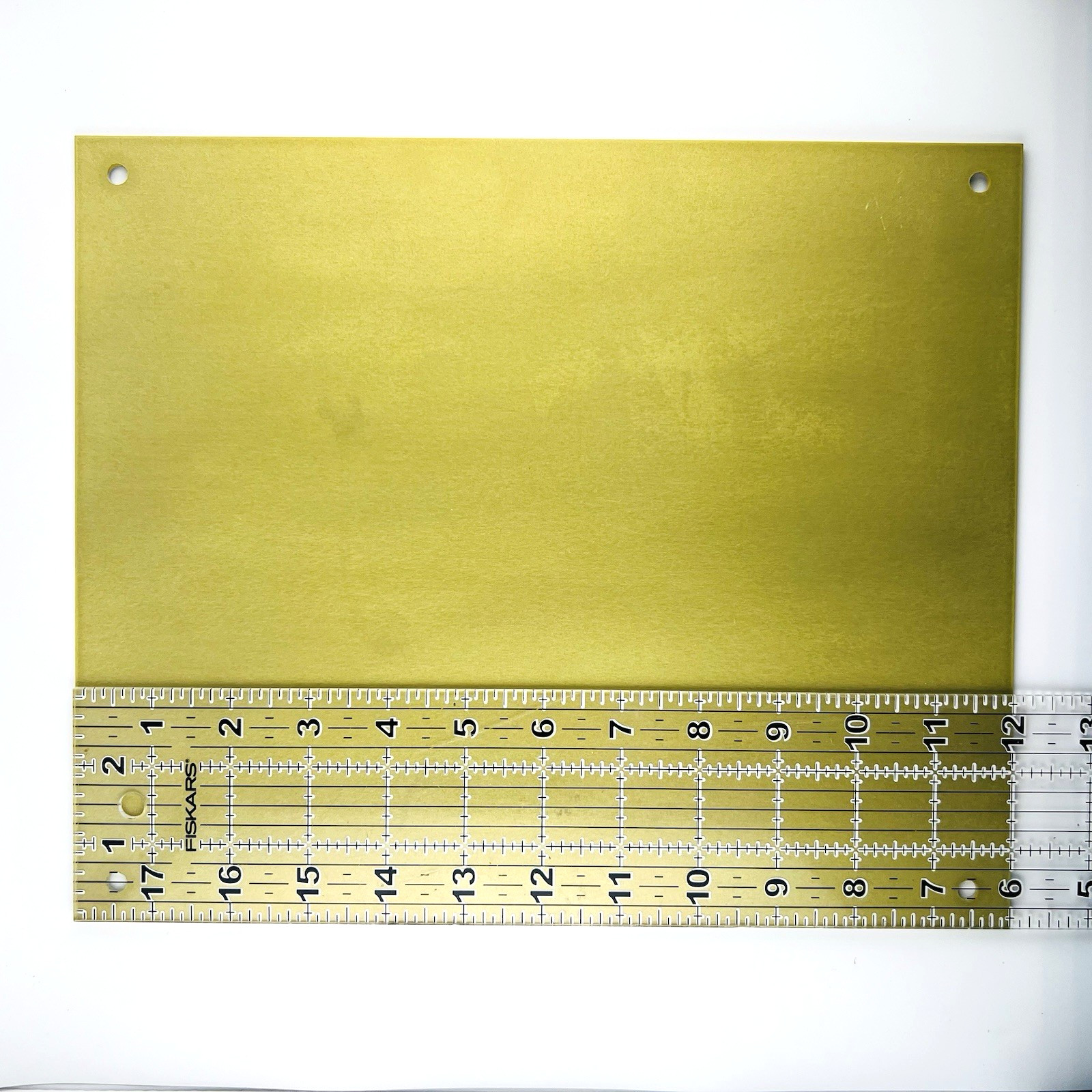 Pack Of 4 Aluminum Sign Sheet Plate 10×12″x 2mm Primed To Paint 6mm Pre-drilled