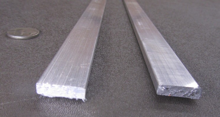 6061 T6511 Aluminum Bar, 3/16″ (.187″) Thick x 3/4 Wide x 60″ Length, 2 units