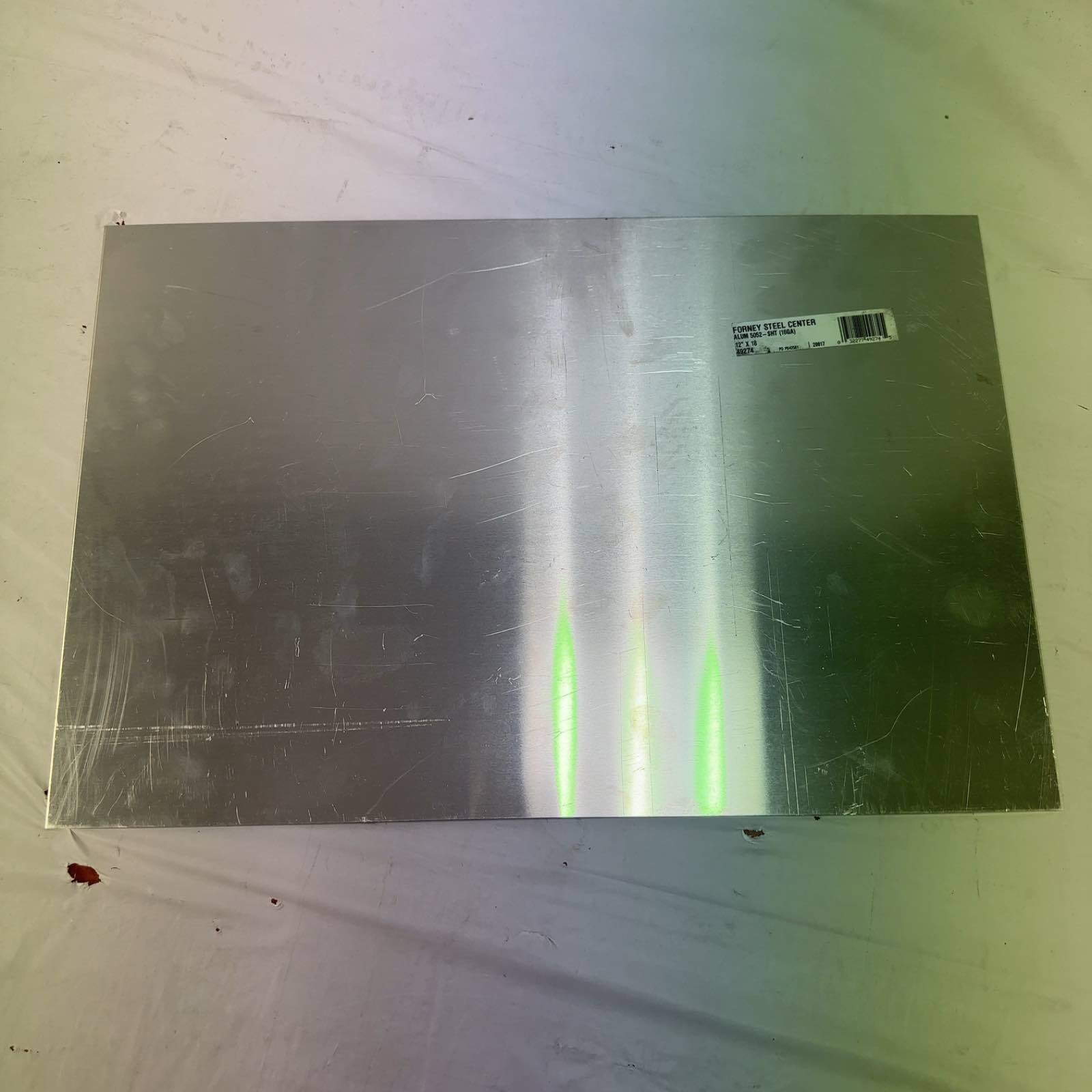 Forney 49274 Aluminum Sheet Metal 16 Gauge 18in x 12in 5052 Custom Fabrication