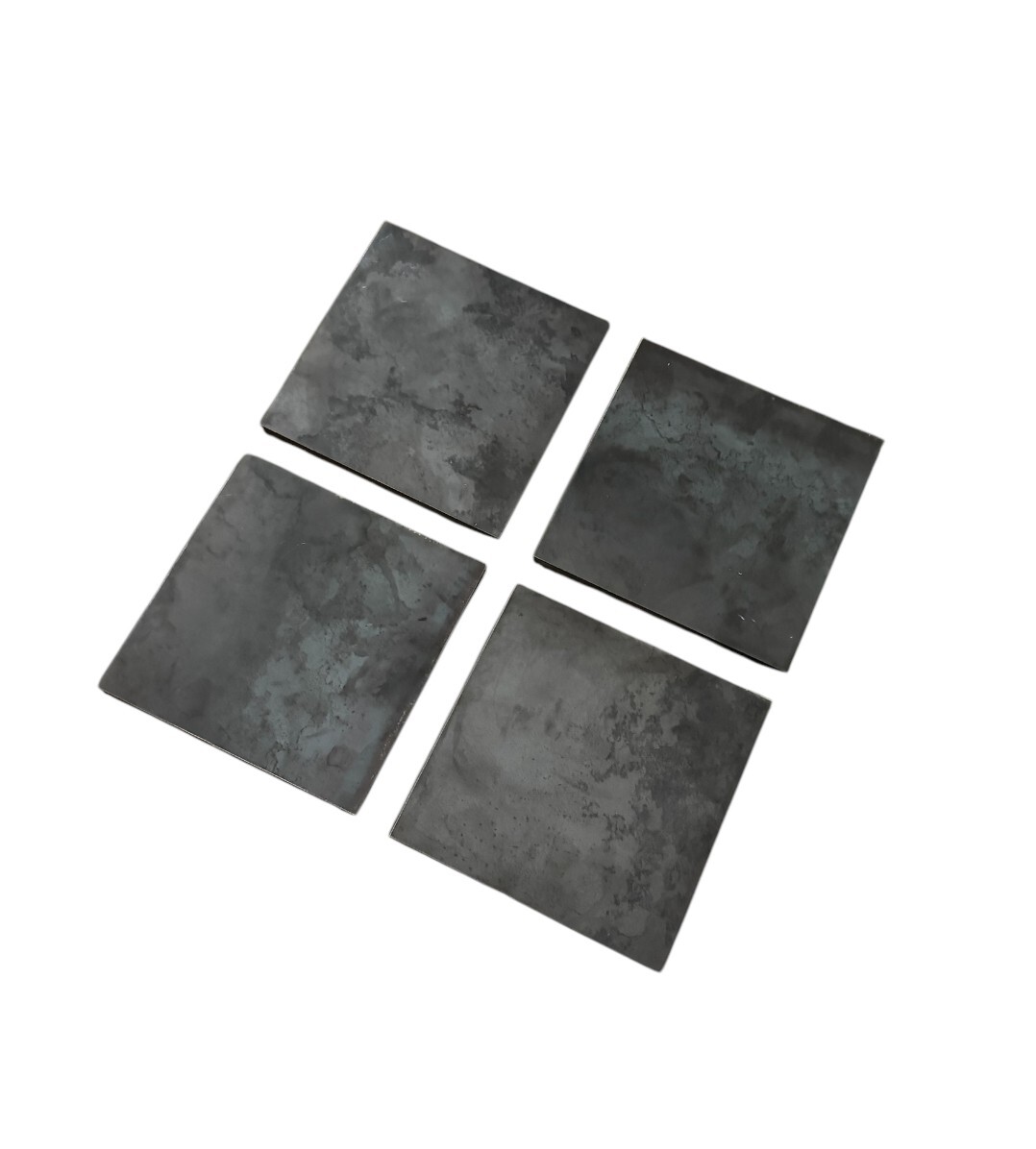 6″ x 6″ x 1/4″ steel plate hot rolled (4 pack) .25″ diameter