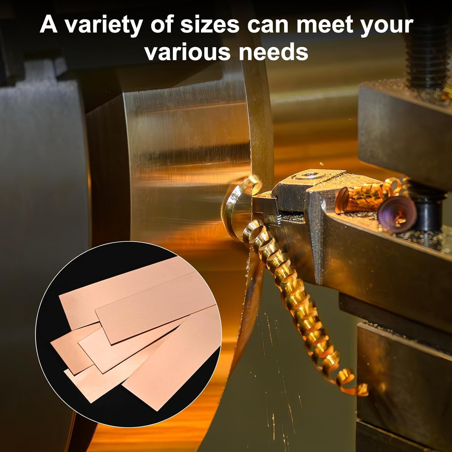 1-Set Copper Shim Strip, Metal Sheet Stock Assortment 6″ Length X 1″ Width, 0…