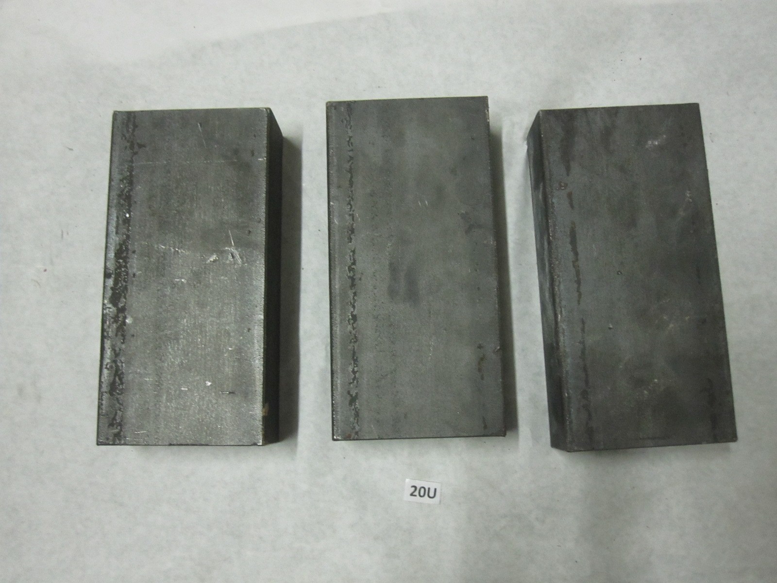3x Plates 2 X 4 X 8″ THICK BLOCK Steel Bar Target Plate Blacksmith Bench Hammer