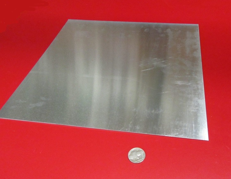 2024 Aluminum Sheet, T3, .032″ (1/32″) Thick x 12.0″ Width x 12.0″ Length