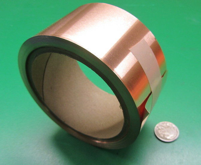 110 Copper Foil Soft Temper .005″ Thick x 2.0″ Wide x 100 Foot Length