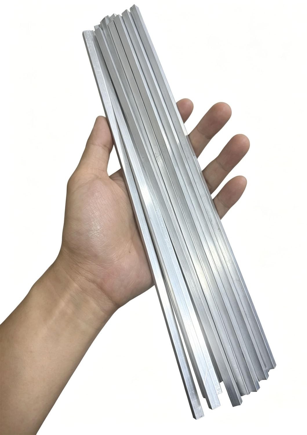 20 Pieces of 1/4″ X1/4″ Square Aluminum BAR 12″ Long,6061 General Purpose Pla…