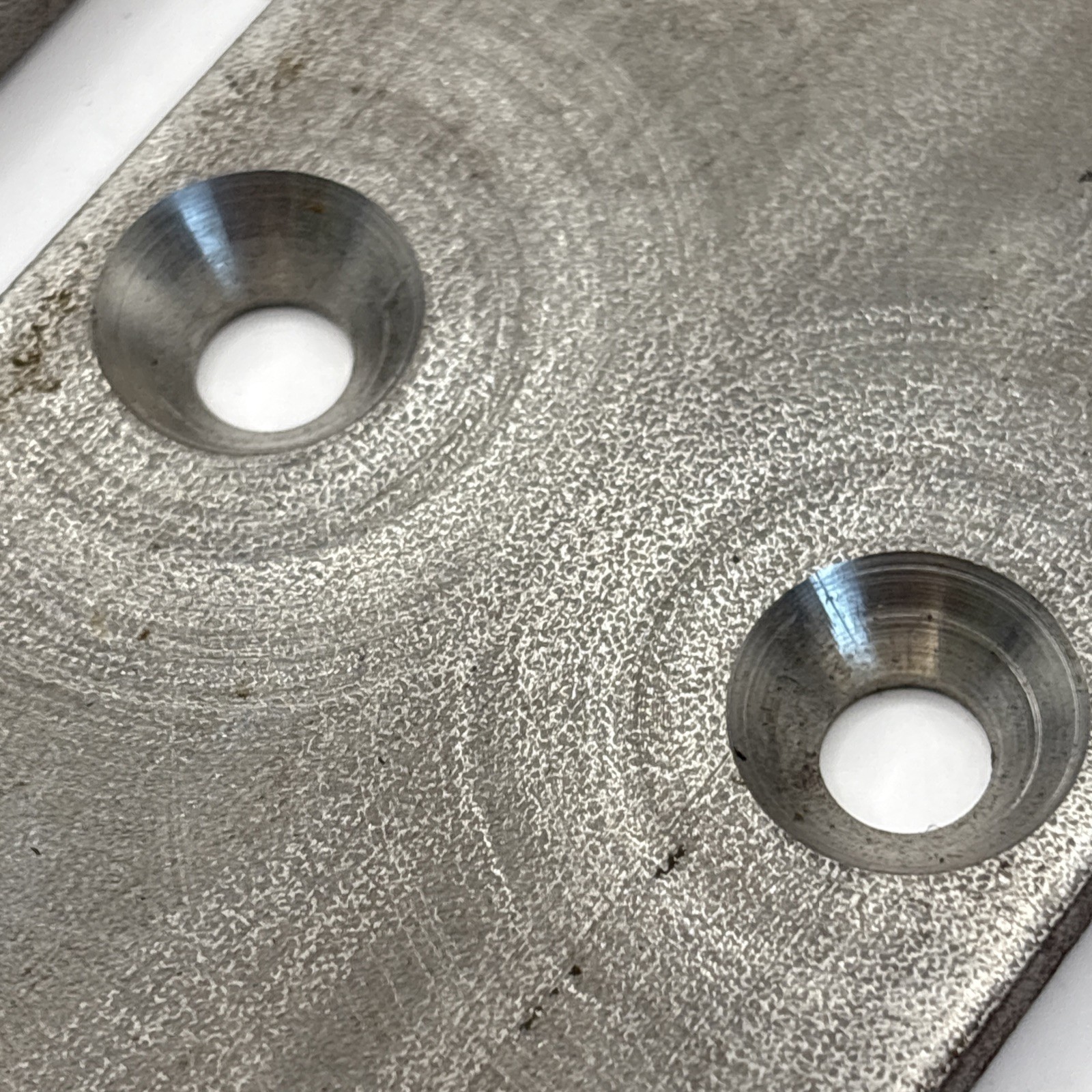 304/304L Stainless Steel 17.5 Inch x 2 Inch x 1/4 Inch Bars With Holes Lot Of 4