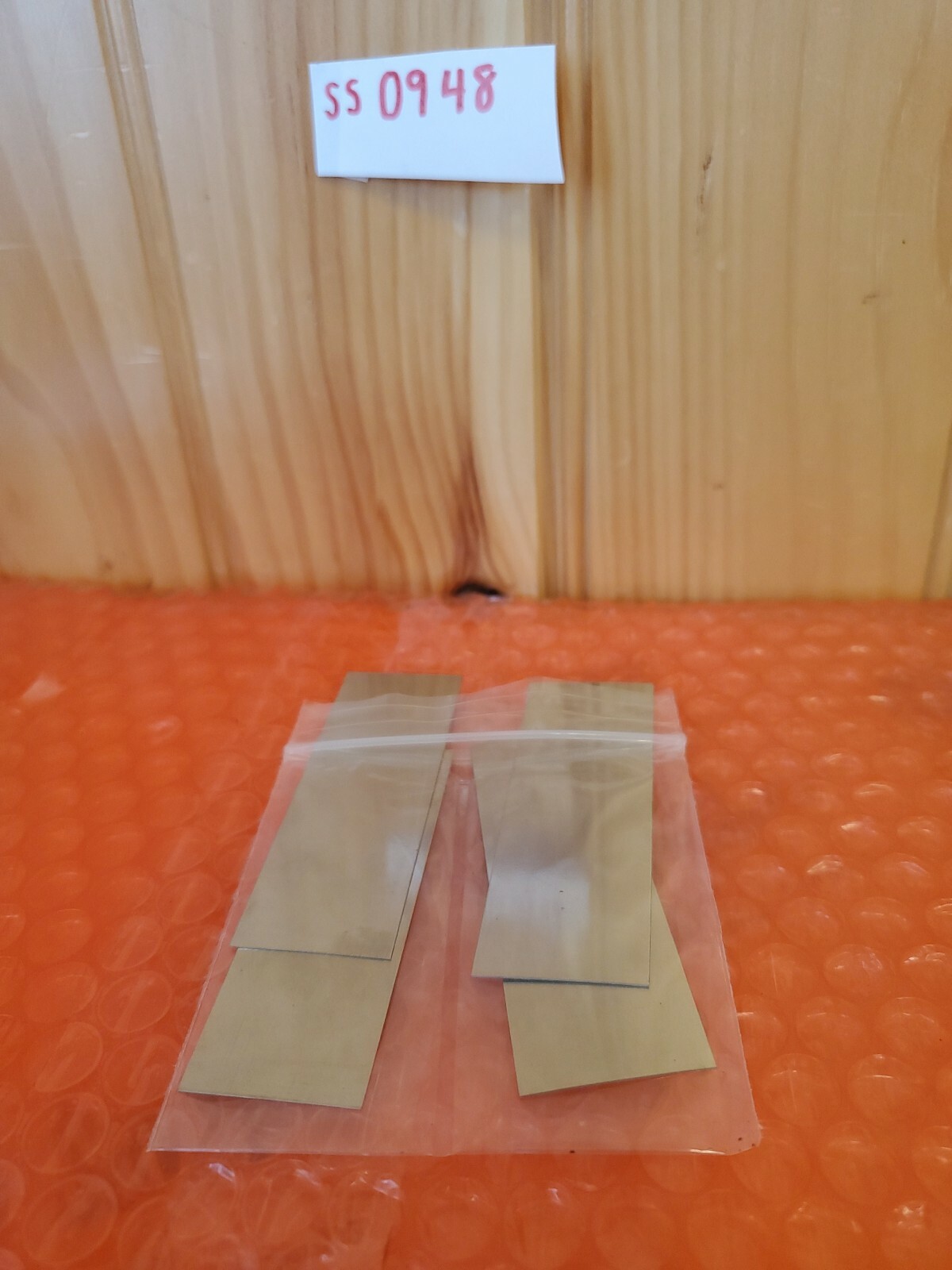 Stainless steel shim stock assortment 4 pieces 1 X 3 x 0.010 and 0.015 .010 .015