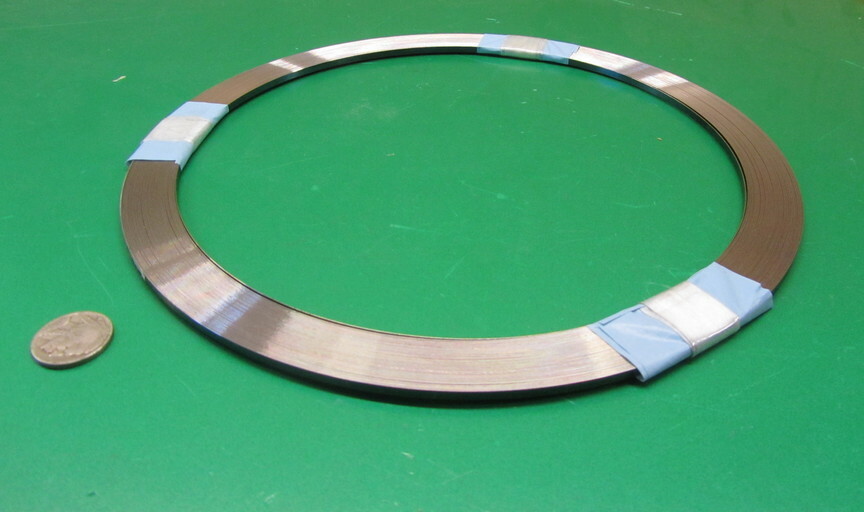 1095 Hard Blue Tempered Spring Steel Shim .015″ Thick x .125″ Wide x 1200″ Long