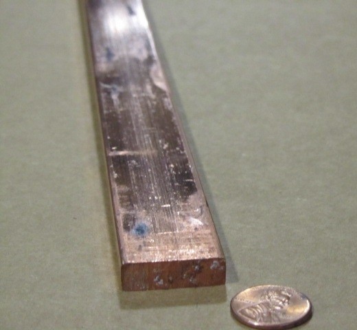 110 Copper Bar H02, 5/16″ Thick x 1.0″ Wide x 36 Inch Length