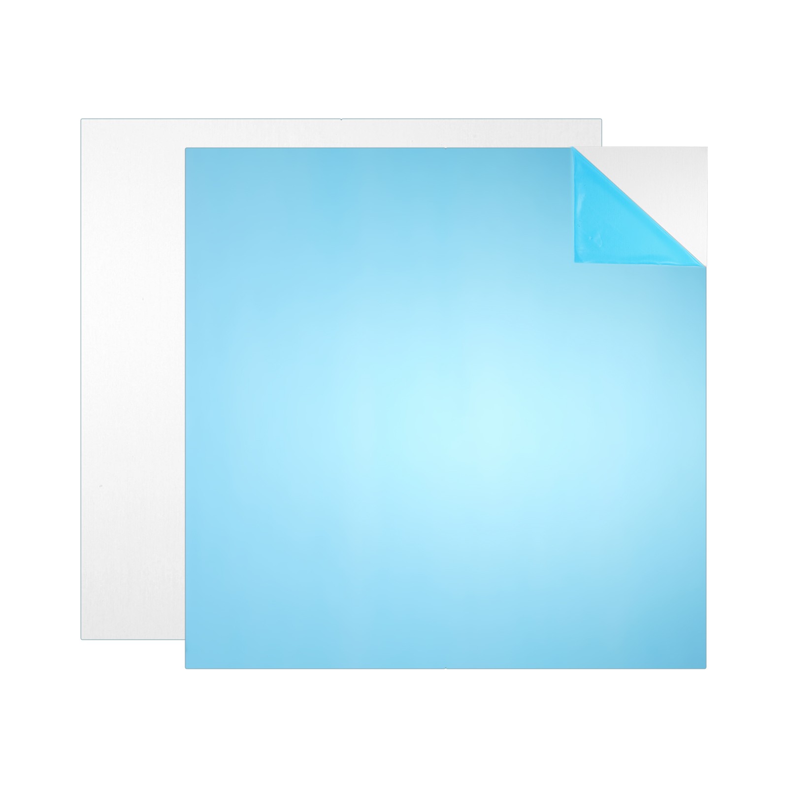 7.9″ x 7.9″ x 0.04″ 6061 T651 Aluminum Sheet Metal(Silver, 2Pcs)