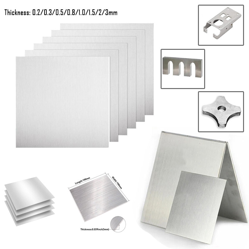 304 Stainless Steel Sheets 0.2/0.3/0.5/0.8/1.0/1.5/2/3mm
