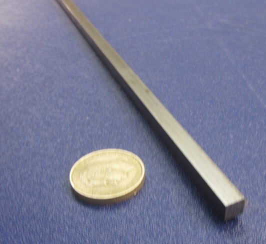1018 Steel Square Bar, 1/4″ Thick x 1/4″ Wide x 24″ Length, 6 Units, 12 Ft