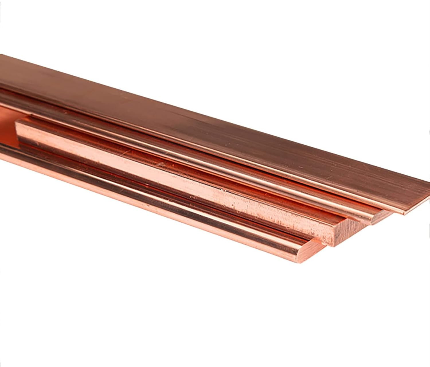 Copper Bus Bar 3mm x 15mm x 11.81 inch / 300mm, 1Pcs C110 Pure Cu Copper Flat Bu