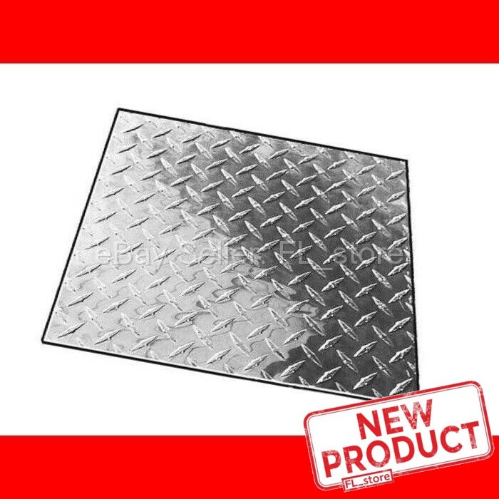 1/8″ Steel Diamond Plate Sheet 12″ x 48″ Hot Rolled Tread Pattern 4 Feet Long