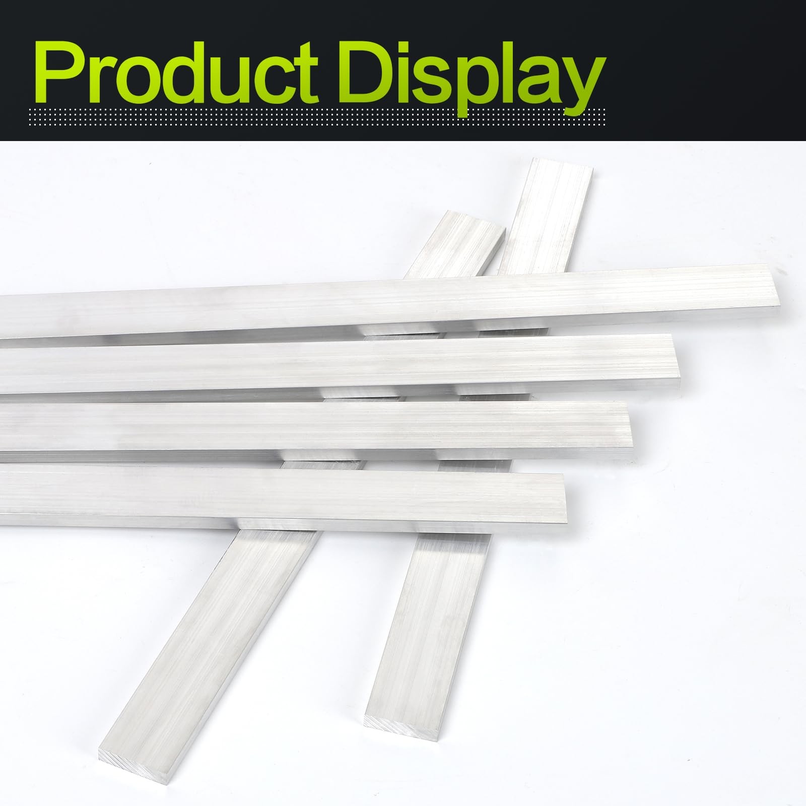 6 Pcs 6061 Aluminum Solid Square Flat Plate T6511 Mill Stock 1/4″x1″x12″