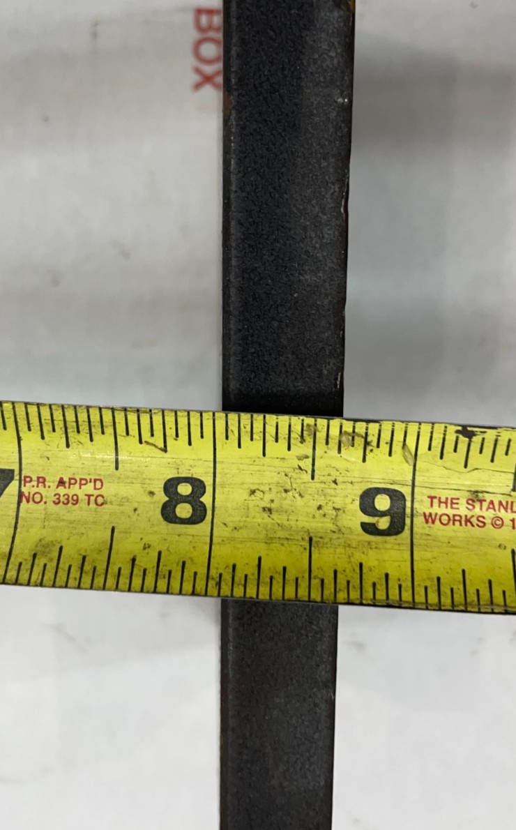 5/8″ A36 STEEL PLATE 4″ X 6″ X .625″ THICK HOT ROLL FLAT PLATE BLACKSMITH