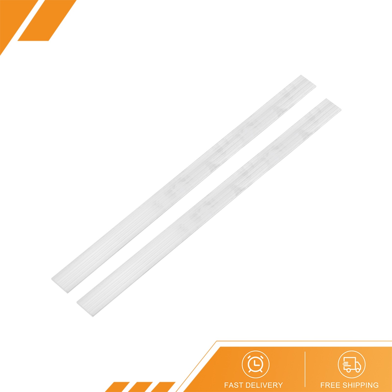 2Pcs – Square Aluminum Flat Bar 1/8″ Thickness 1″ Width 16″ Length