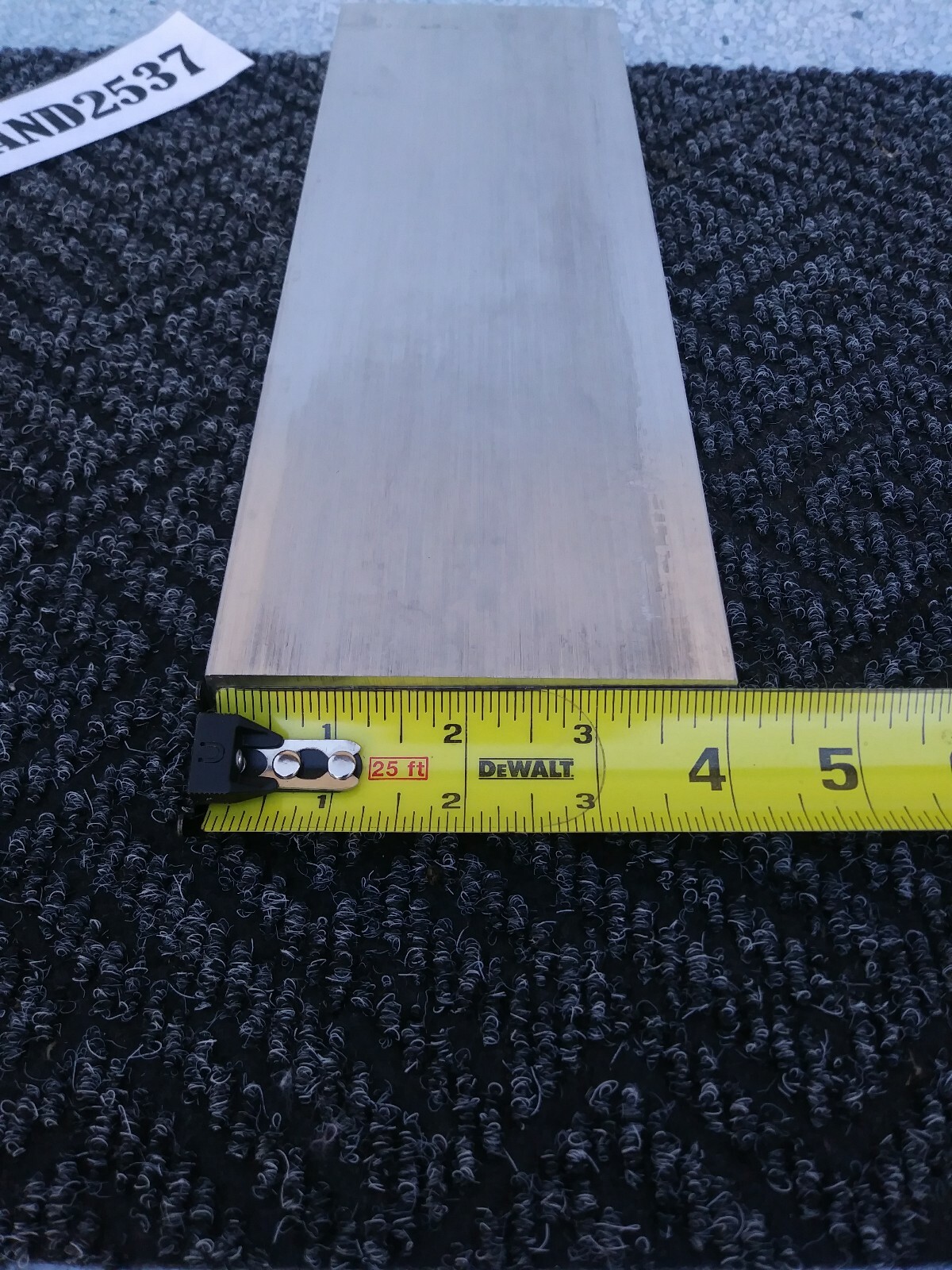 .25 X 4″ X 10″ long new 6061 T6511 solid aluminum plate flat bar stock block 1/4