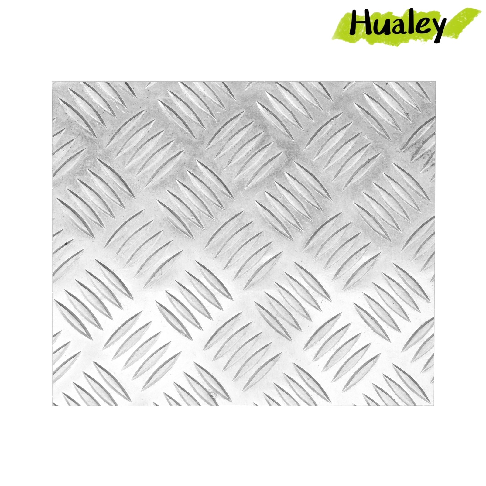 5 Bar Tread Aluminum Sheet 10.6×10.6″ Square Truck Body Repair Plate