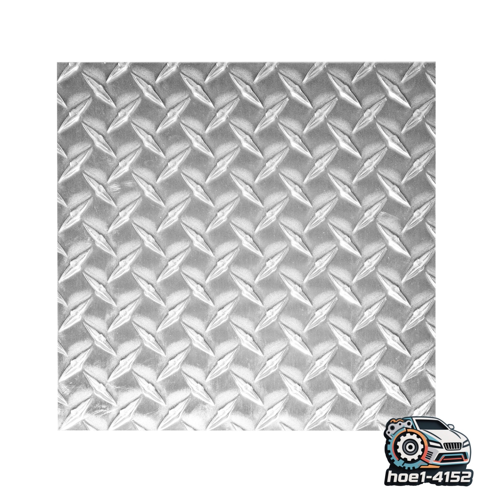 10.63×10.63″ Aluminum Diamond Tread Plate Industrial Metal
