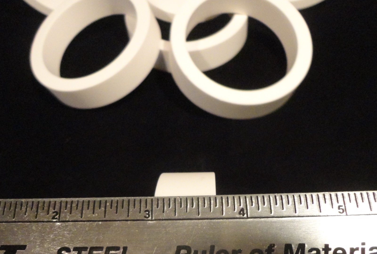 3.125″ OD HIGH PURITY ALUMINA CERAMIC RING WASHER SPACER SLEEVE No.:176