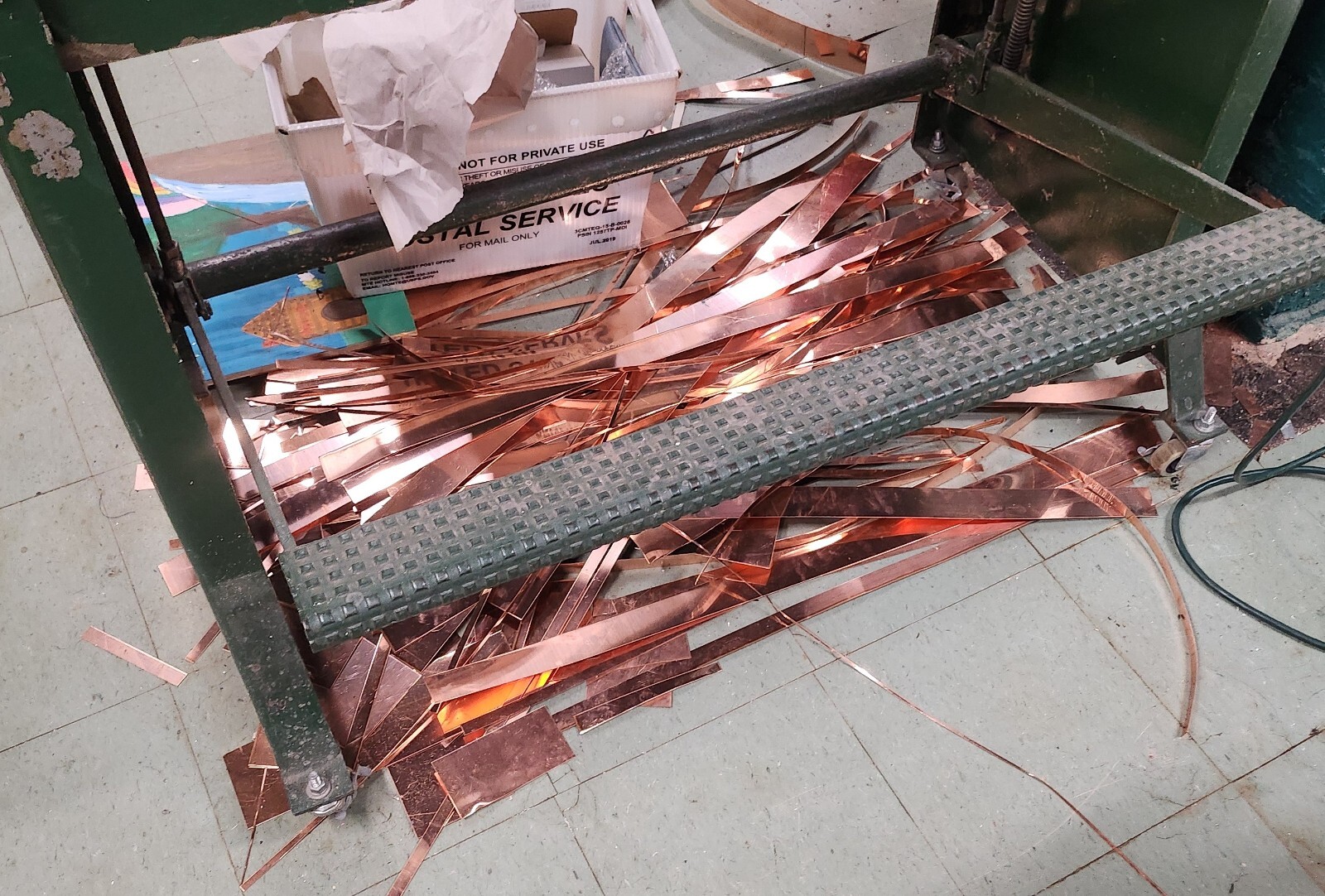 scrap copper sheet metal 1 POUND C110 pure copper 16 ounce 22 gauge