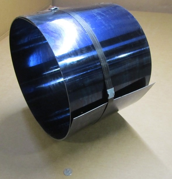 1095 Hard Blue Tempered Spring Steel Shim .032″ Thick x 10.0″ Width x 120″ Long