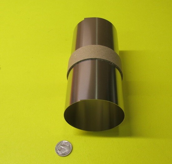 301 Stainless Steel Sheet 1/2 Hard .003″ Thick x 6.0″ Width x 50.0″ Length