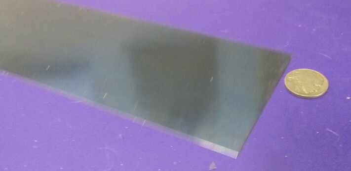 1095 Hard Blue Tempered Spring Steel Shim .015″ Thick x 3.00″ Wide x 600″ Long