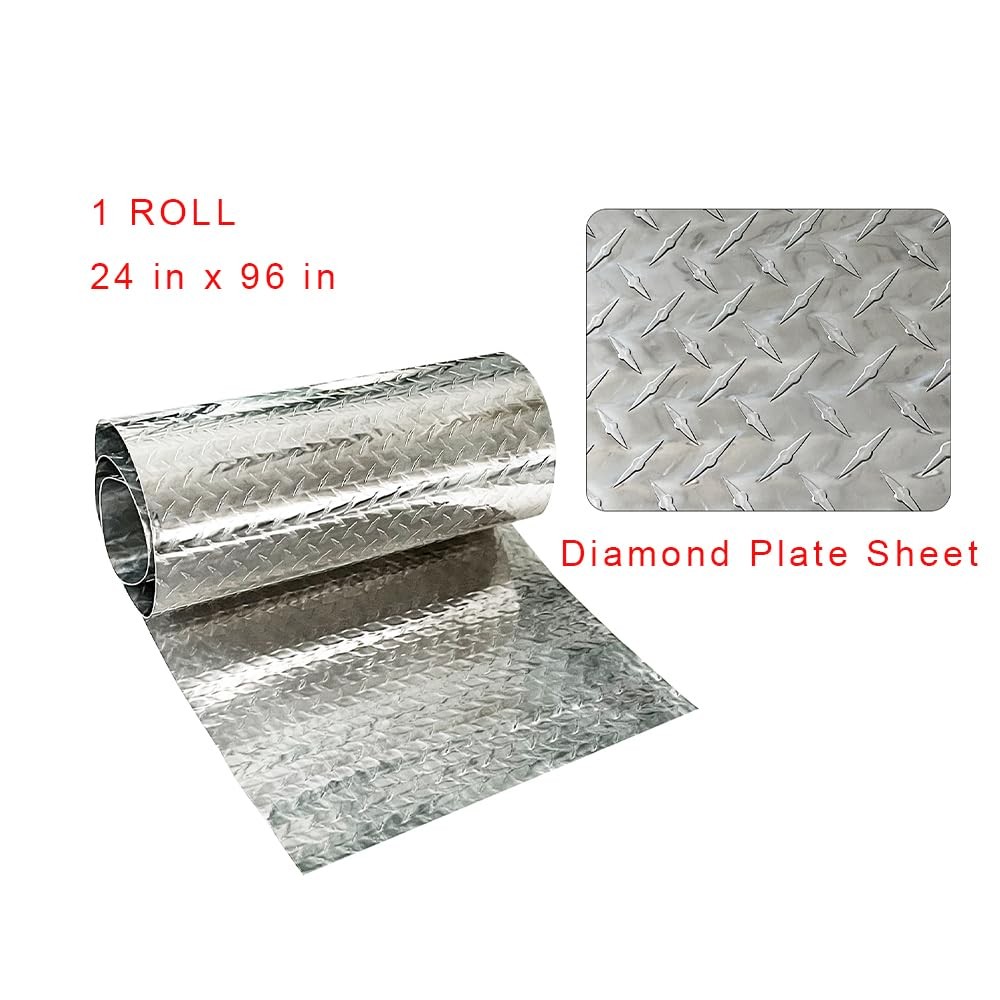 4′ x 8′ Aluminum Diamond Plate Sheet .04 in Thick – Trailer, RV, Garages Etc