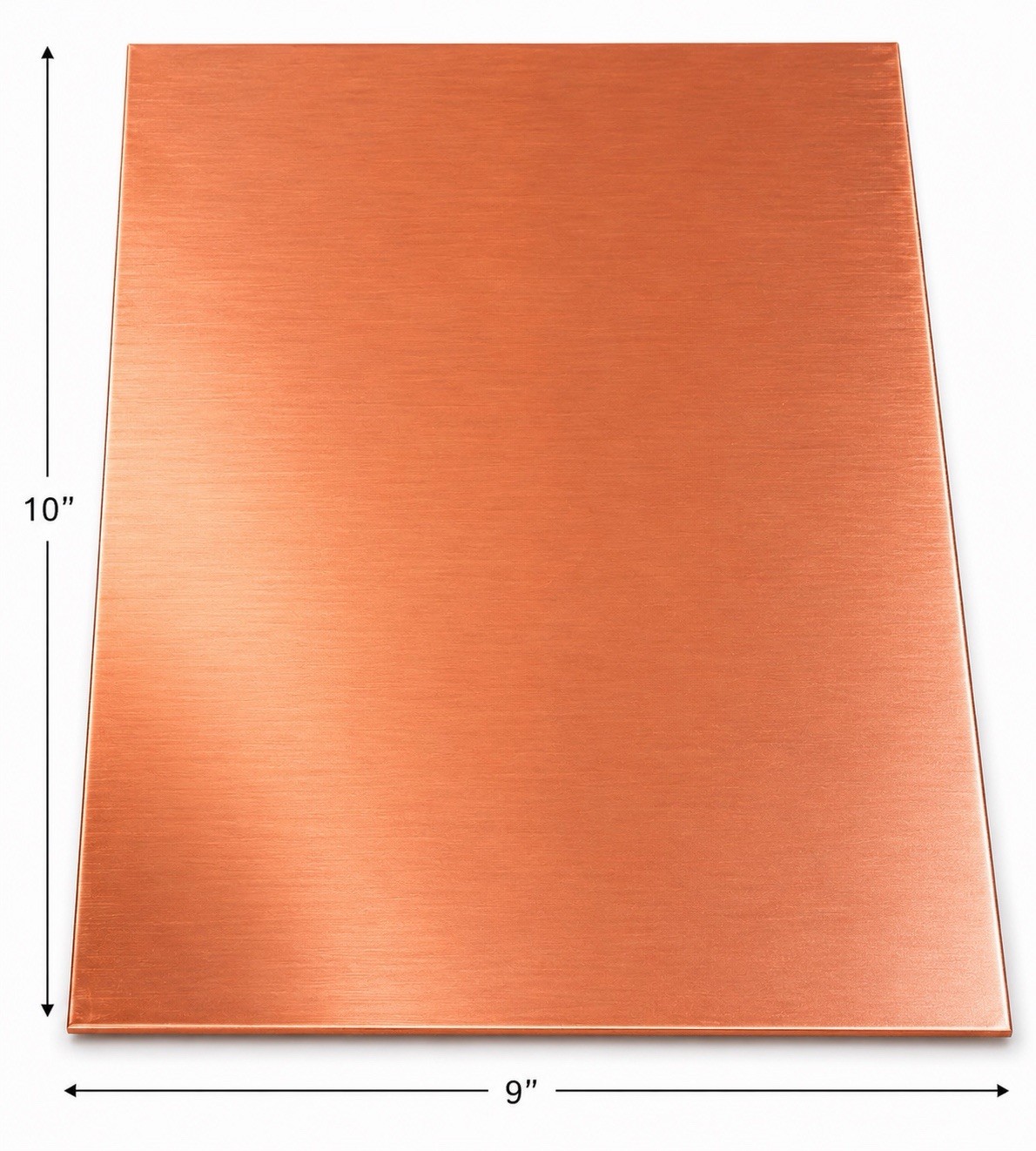COPPER SHEET PLATE NEW 1/64 10″X9″ 0.53mm Thick 110 ALLOY Pure 999 Blanks