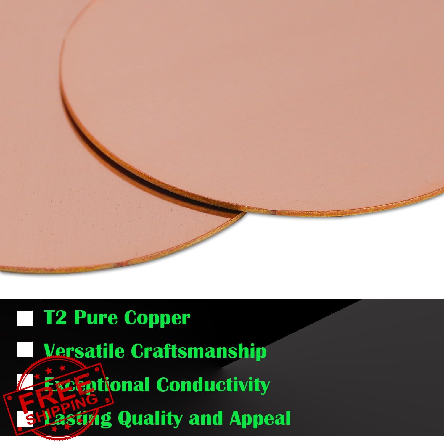 Uxney 3″ 12Ga Copper Disc 2mm Thick