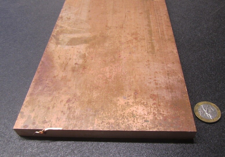 110 Copper Bar H02, 1/2″ Thick x 6.00″ Wide x 2 Ft Length