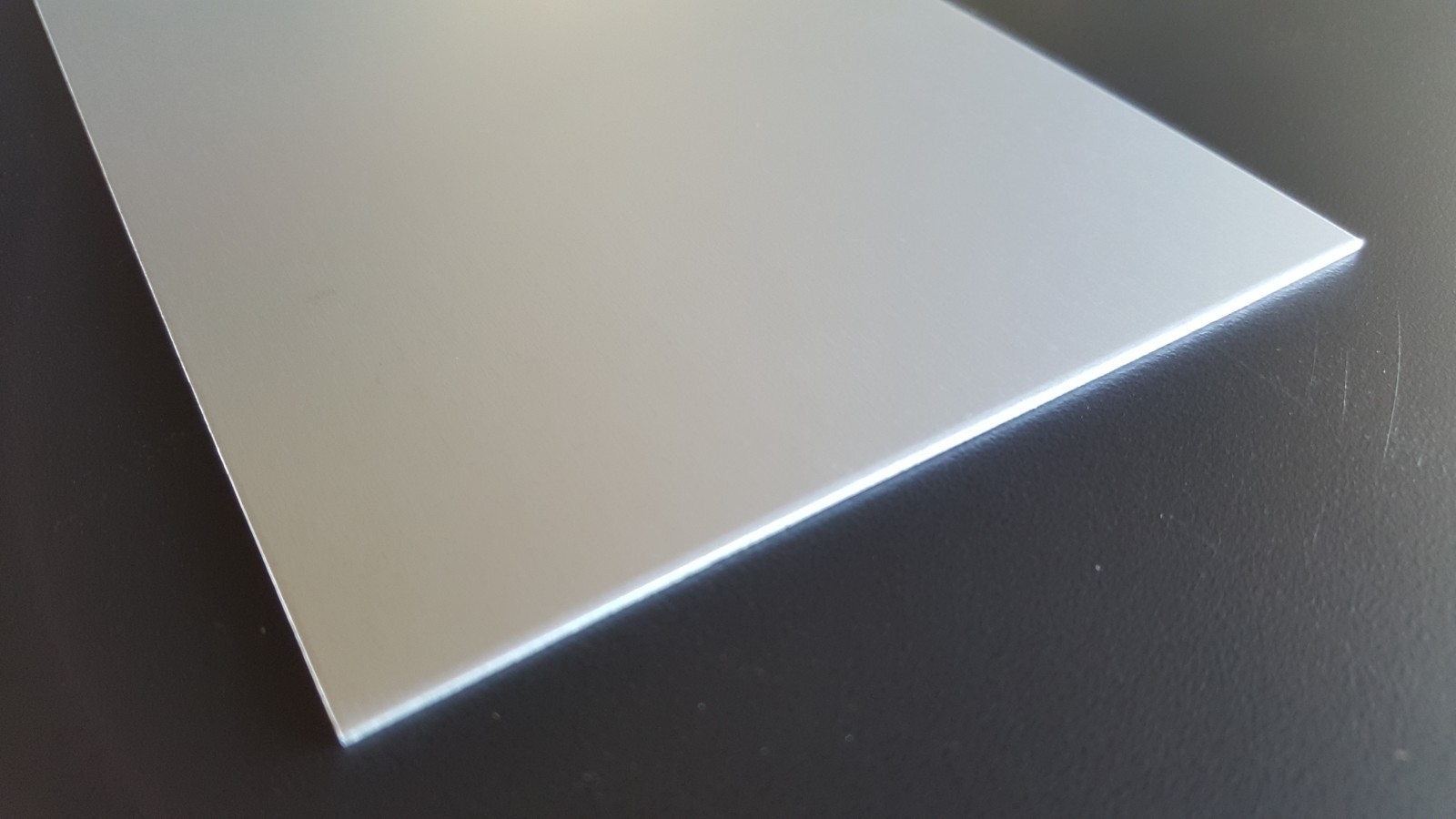Clear Anodized Aluminum 0.063 Flat Stock Sheet Metal Trim 18″ x 14″