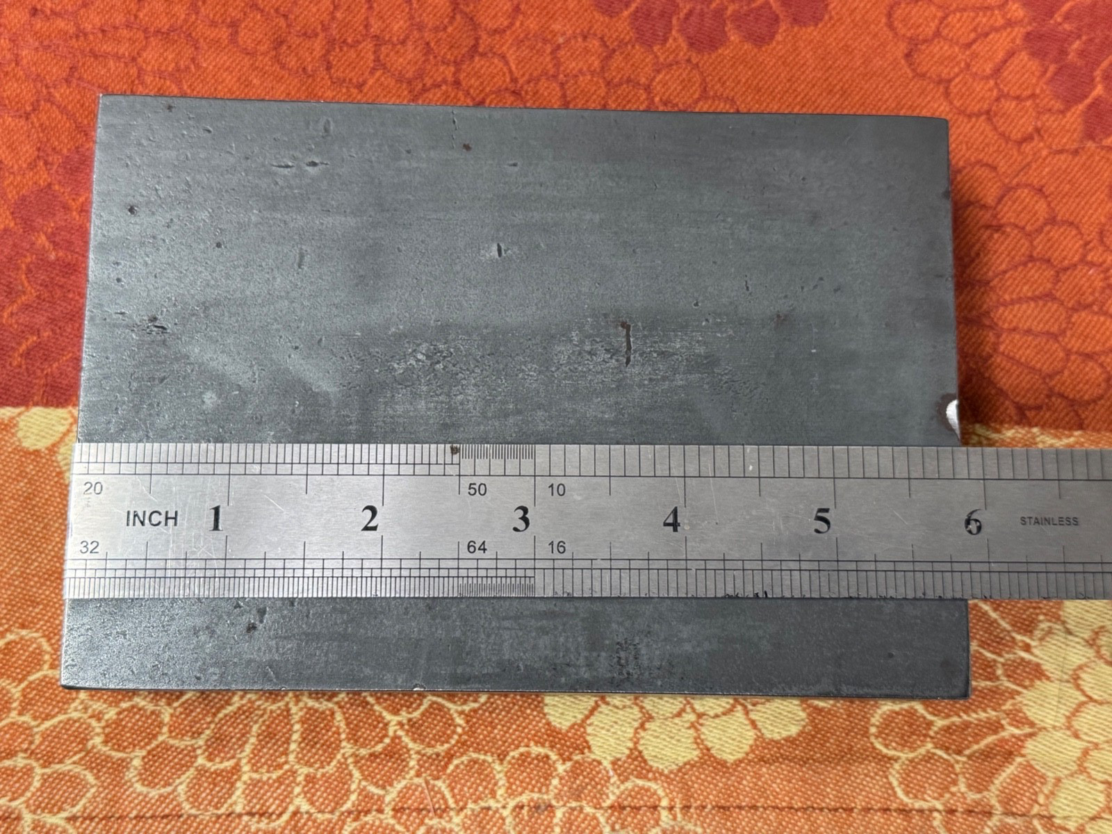 1-1/2” Thick 4” x 5-7/8” Mild A36 Steel Bench Block Bar Blacksmith Anvil Raw