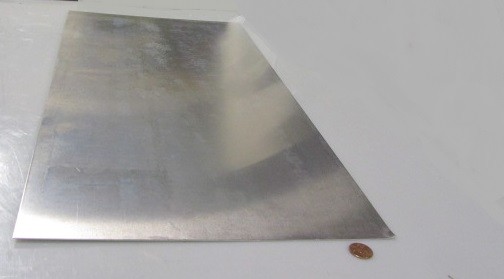 2024 Aluminum Sheet, T3, .040″ Thick x 12.0″ Width x 24.0″ Length