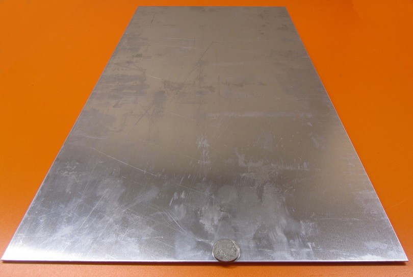 2024 Aluminum Sheet, T3, .090″ Thick x 12.0″ Width x 24.0″ Length